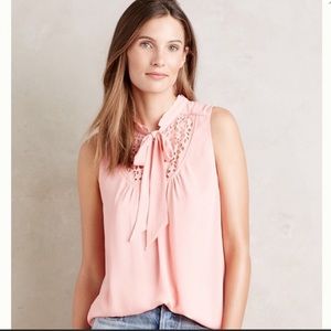 Anthropologie Maeve Luca Eyelet Tank